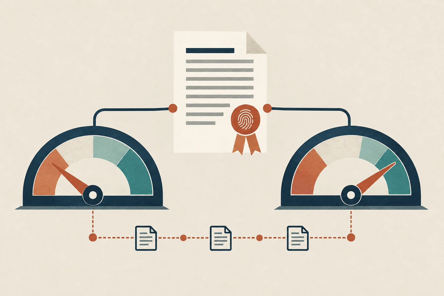 One unchanged manuscript feeds two gauges with widely different results.
